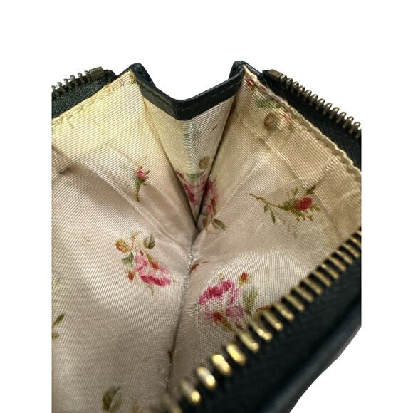 G2. Gucci Calfskin GG Marmont Bow Flap Wallet Black - Picture 14 of 16